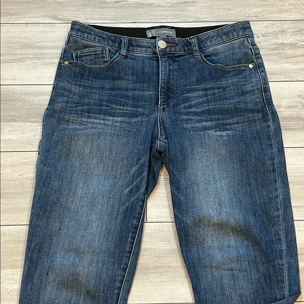 Wit & Wisdom skinny ankle jeans size 10